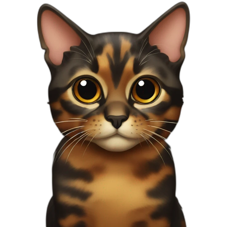 Tortoiseshell cat emoji