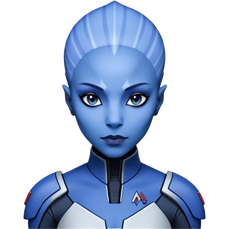 Liara T'Soni from Mass Effect emoji