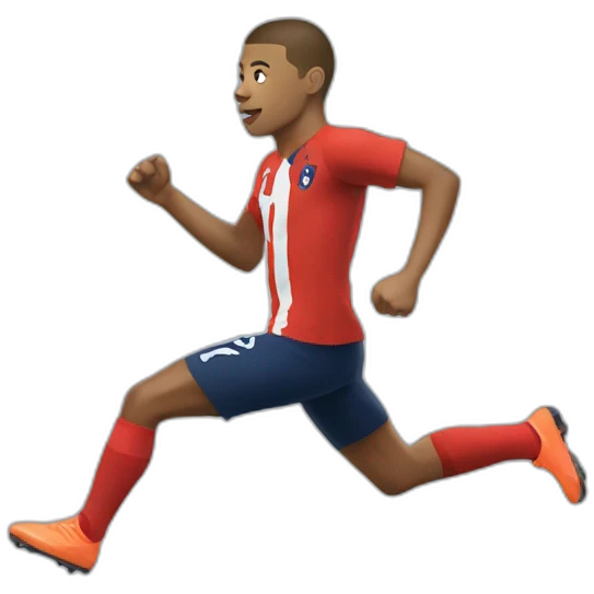 mbappe running emoji