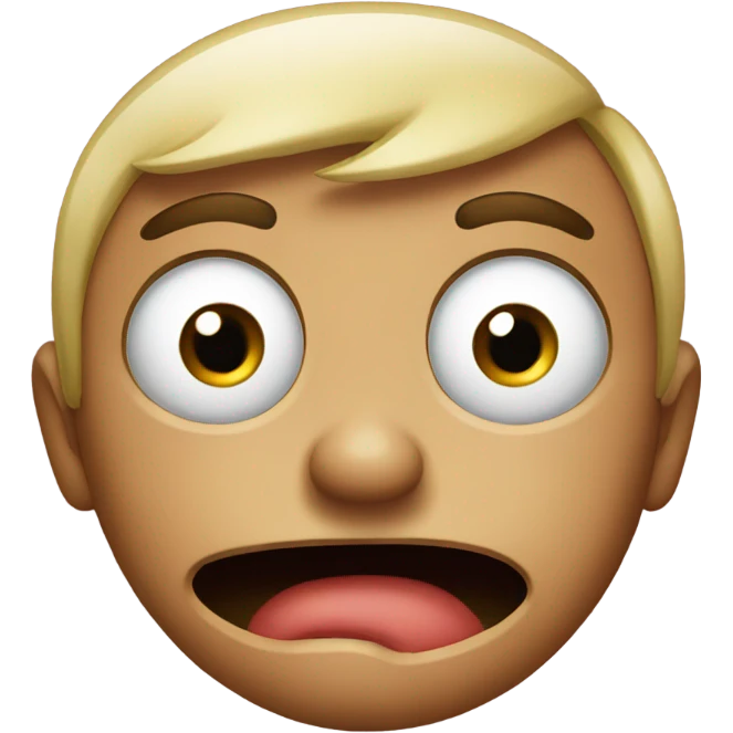 Emoji with disgusted expression emoji