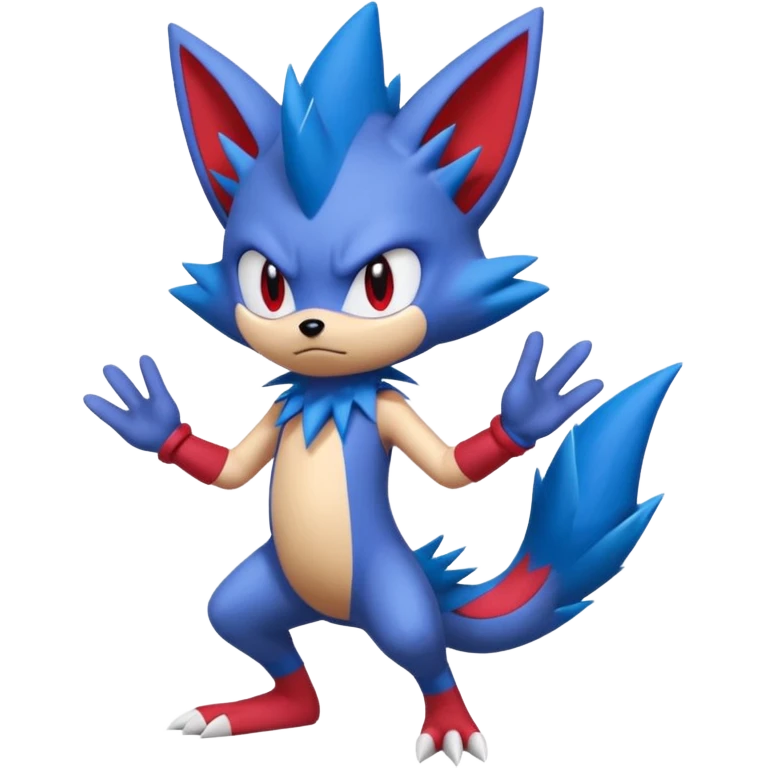 Sonic-Sneasel-Weavile-fusion (full body) emoji