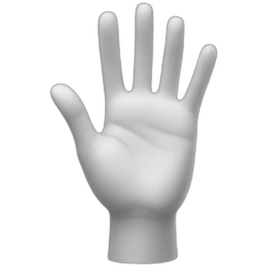 white waving hand emoji