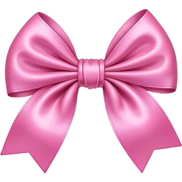 Atheistic pink bow emoji