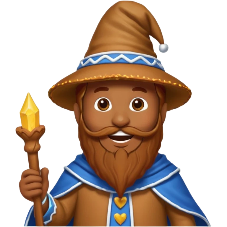 Büyücü zencefilli kurabiye adam emoji