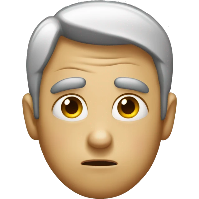 A person who rolls their eyes in dissatisfaction. emoji
