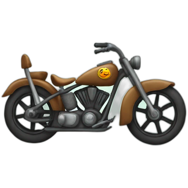 Cowboy bike emoji