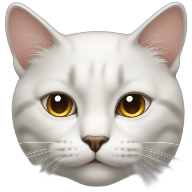 Cat with side eye emoji