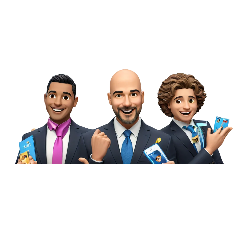 boys in suits smiling emoji