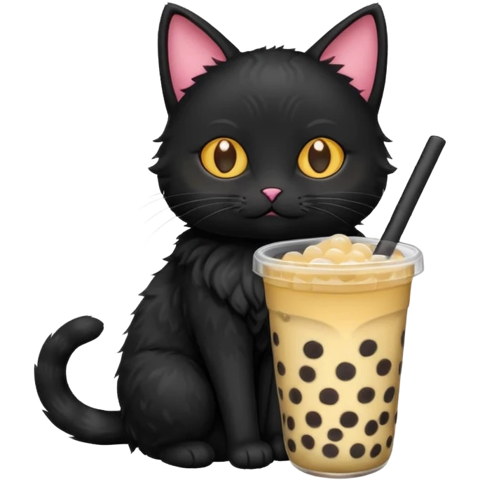 🧋🐈‍⬛ emoji