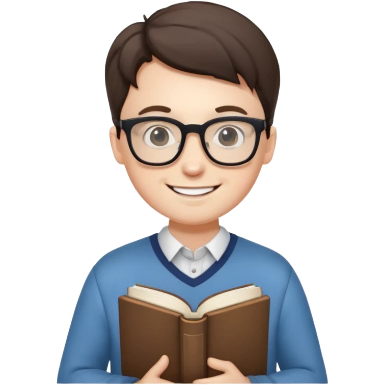 goofy ahh nerd emoji