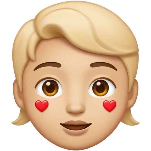 emoji face hearts emoji