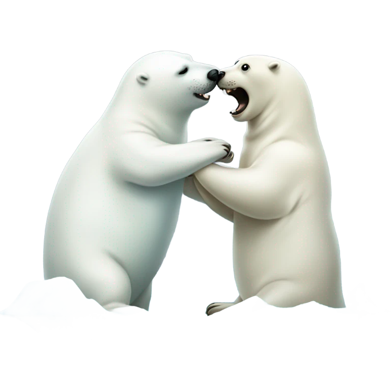 Seal with a polar bear  emoji