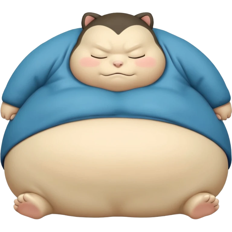 Sleeping snorlax pokemon not realistoc 2d emoji emoji