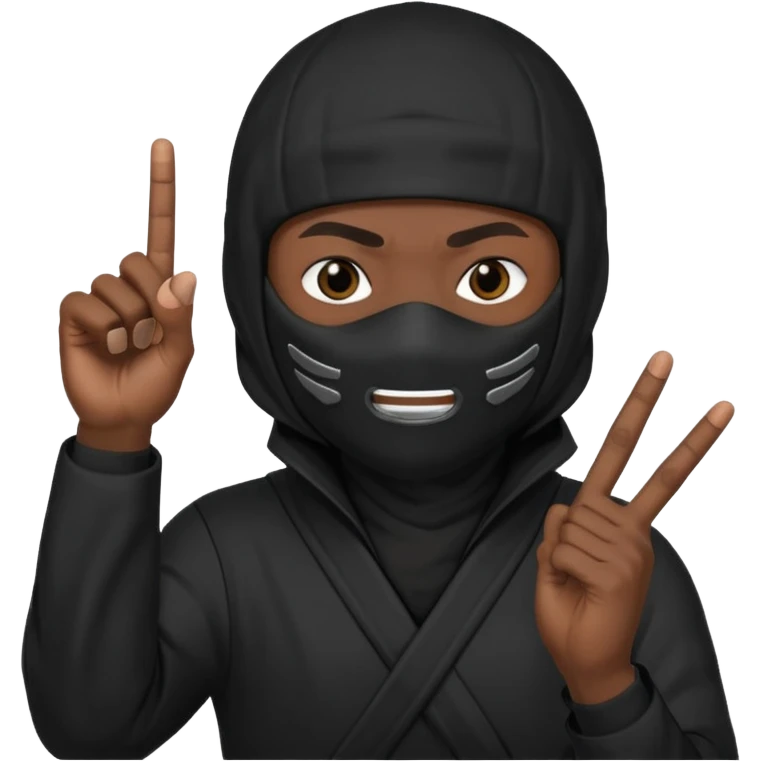 🖕🏻🥷🏽 emoji