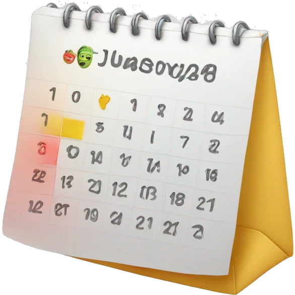 Calendar invite sent emoji