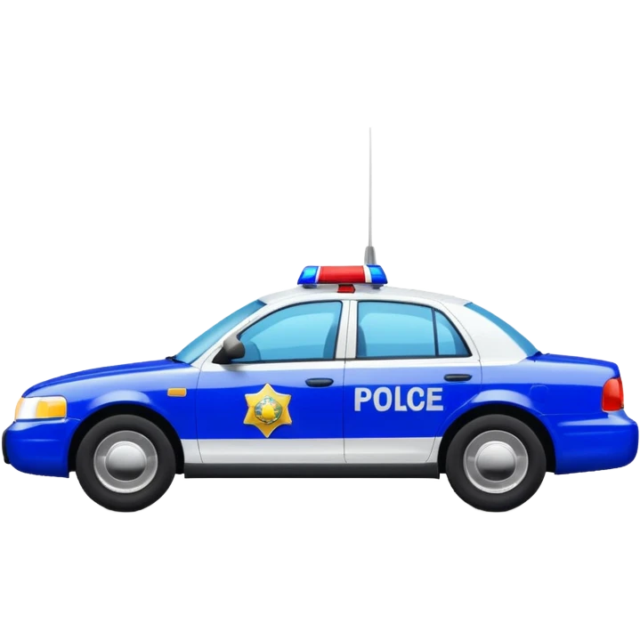 police car de face emoji