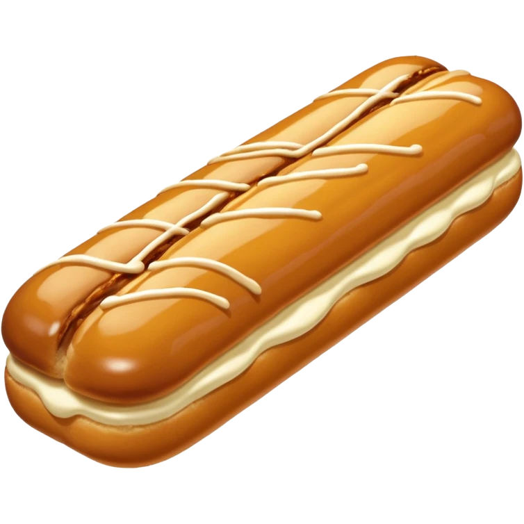 Butterscotch éclair  emoji