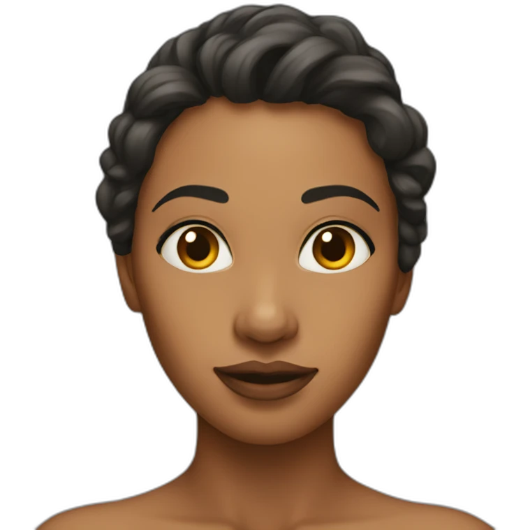Femme toute nue emoji