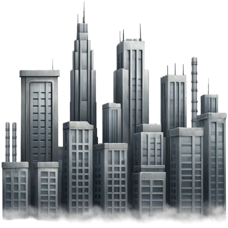 dystopian cityscape emoji