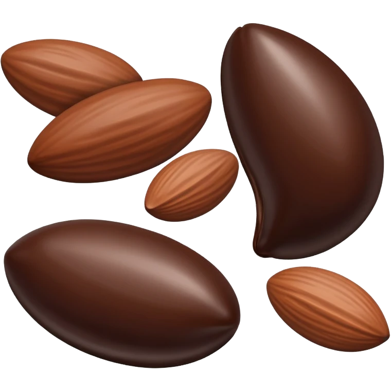 chocolate covered almonds emoji
