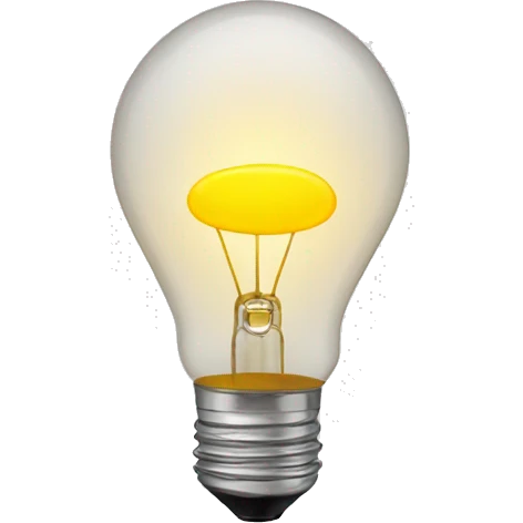 bulb emoji