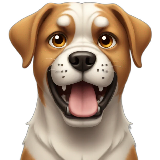 dog angry emoji