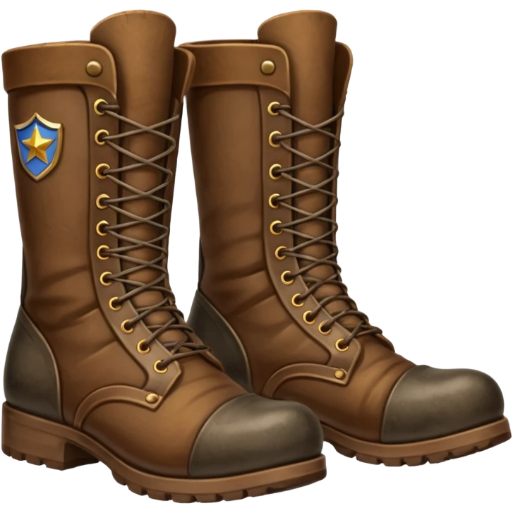 солдатские ботинки  emoji