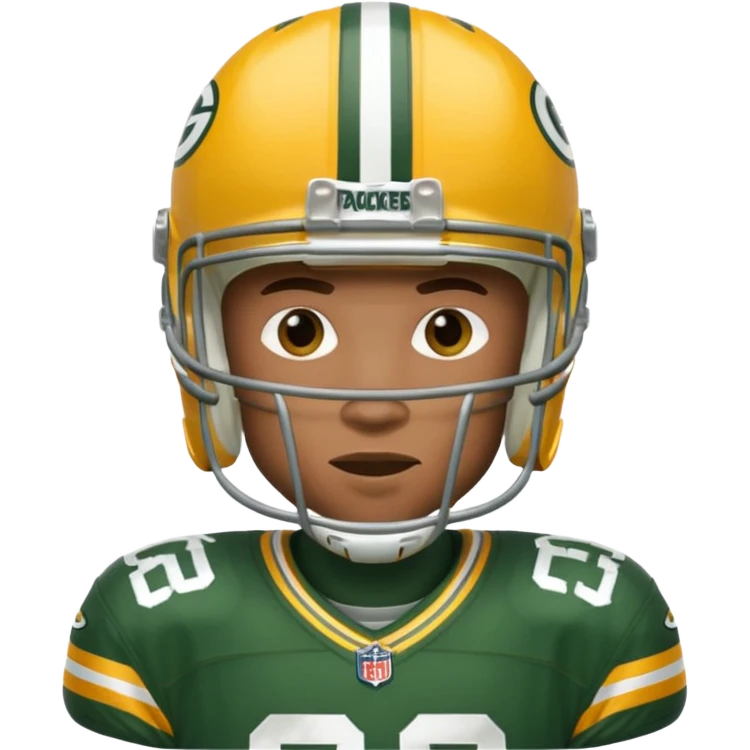 Green Bay packers player emoji