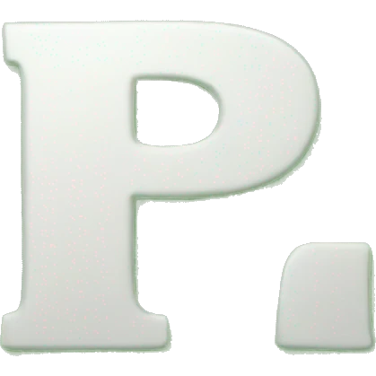 P LETTER green emoji