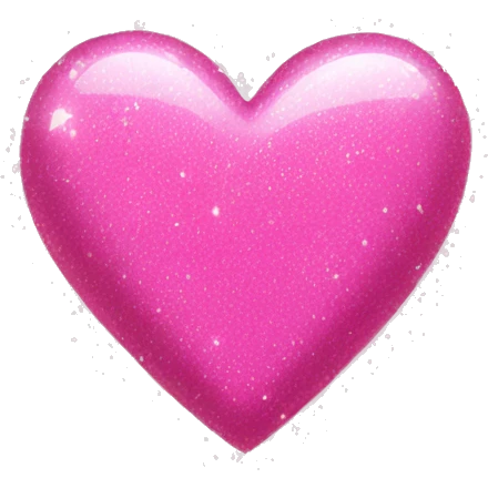 Pink sparkle heart  emoji