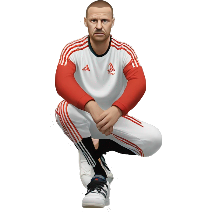 Slav squat adidas hooligan emoji