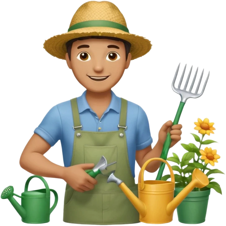 Urban Gardener man emoji