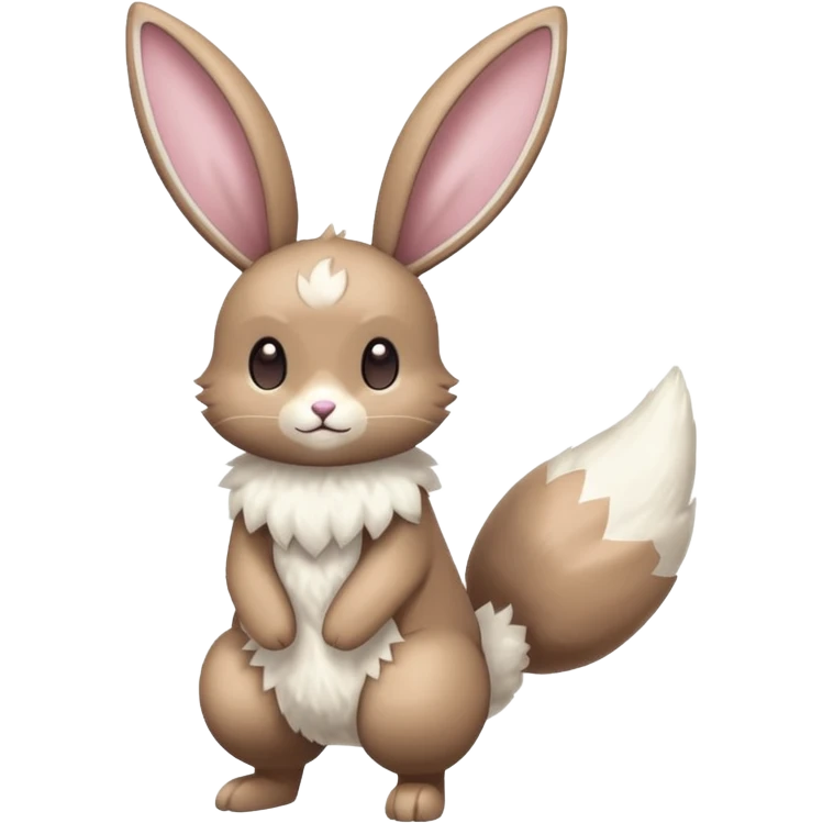 Lopunny-Cinccino-fusion (full body) emoji