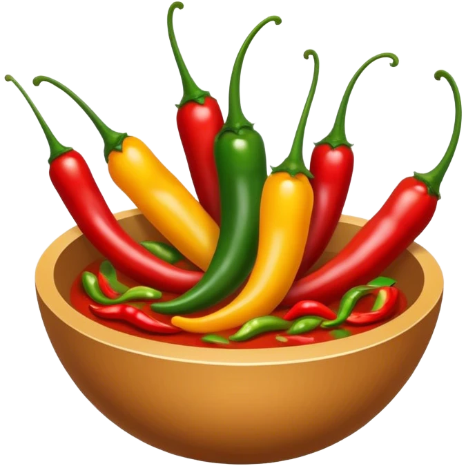 somtum with chili emoji
