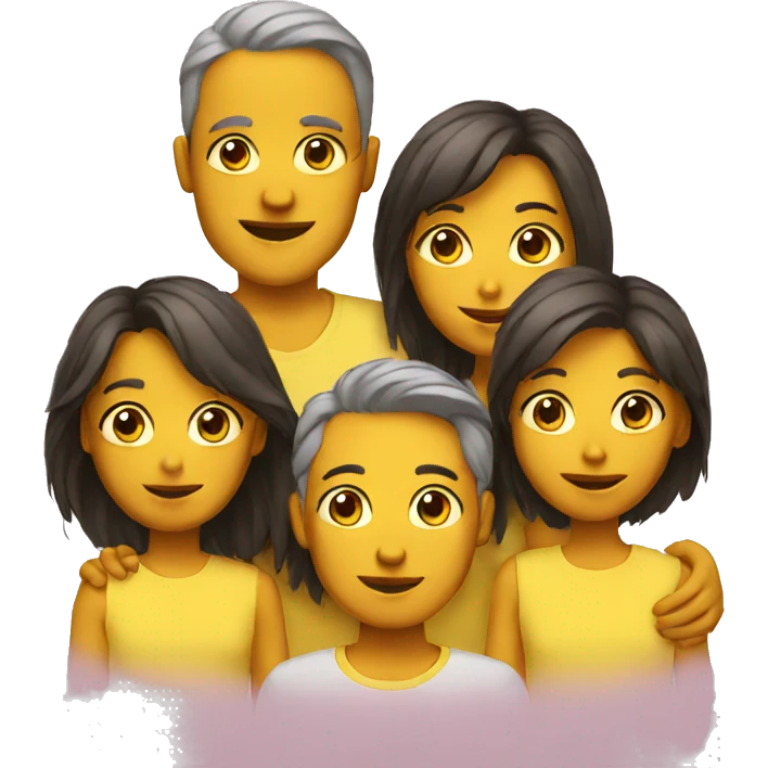 yellow family emoji