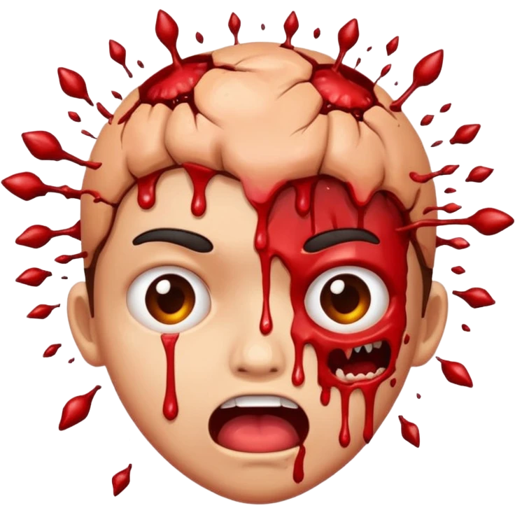exploding head emoji