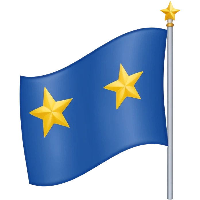 Make an a flag that is red blue red it’s a yellow star in the middle no stick  emoji