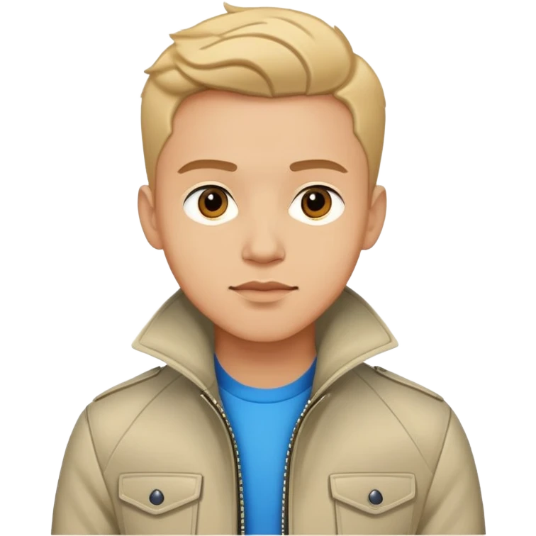 stylish young man in jacket emoji