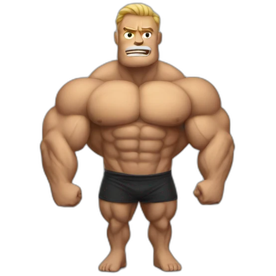 a big muscle emoji