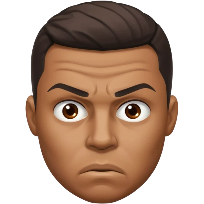 Ronaldo énervé emoji