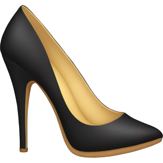 black women's high-heeled shoes emoji