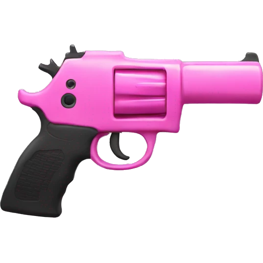 pink gun emoji