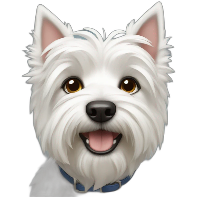 westie dog emoji