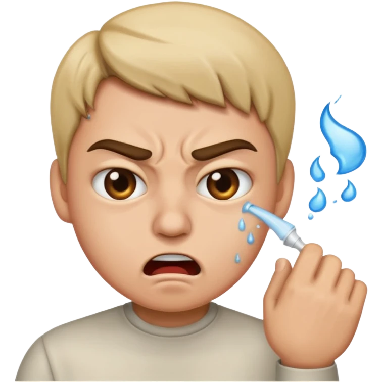 Spit on you emoji