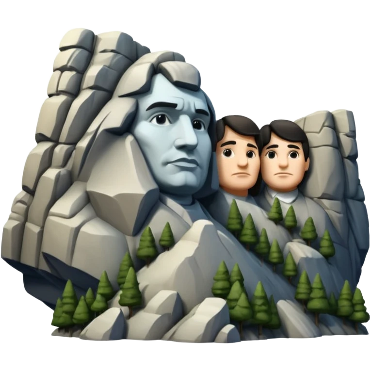Mount Rushmore emoji