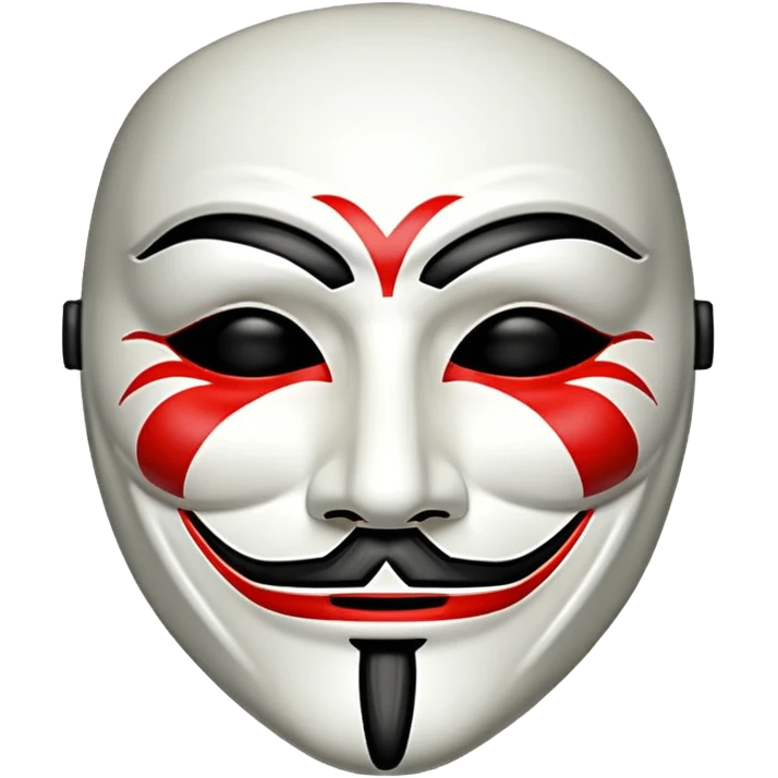 Vendetta mask emoji