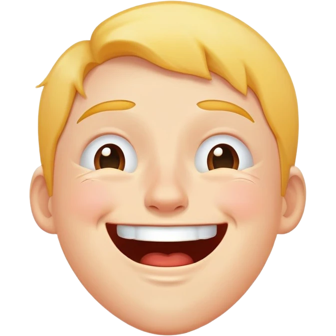 stressed laughing  emoji