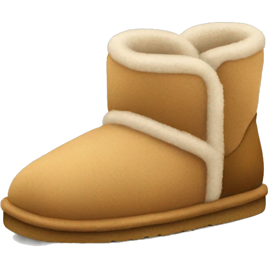 UGG slippers and  emoji