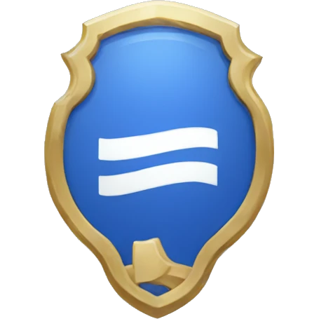 Badge bleu Facebook  emoji