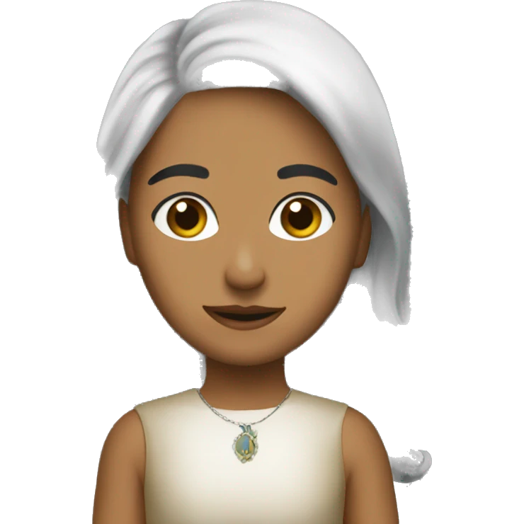 Una zia con suo nipote emoji